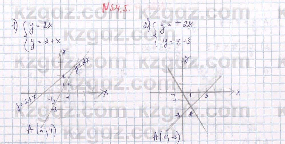 Алгебра Абылкасымова 7 класс 2017 Упражнение 24.5