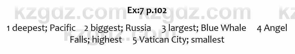 Английский язык Вирджиниия Эванс 6 класс 2018 Упражнение Ex 7