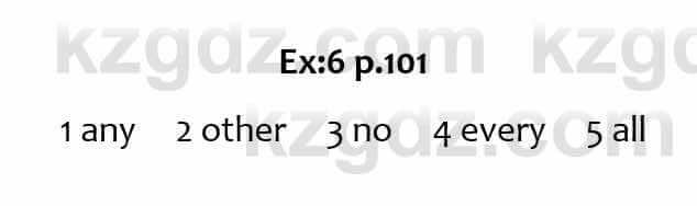 Английский язык Вирджиниия Эванс 6 класс 2018 Упражнение Ex 6