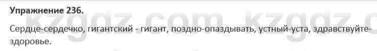 Русский язык и литература Жанпейс 5 класс 2017 Учебник. Часть 1 Упражнение 236