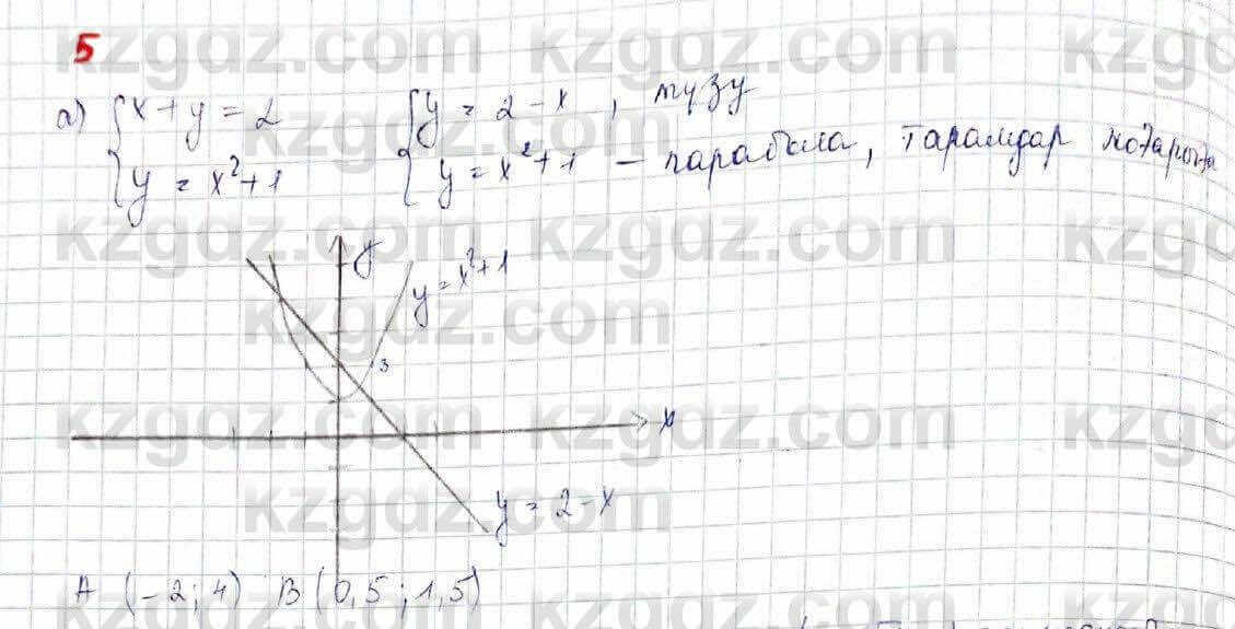 Алгебра Абылкасымова 10 класс 2019 Обще-гуманитарное направление Повторение 5