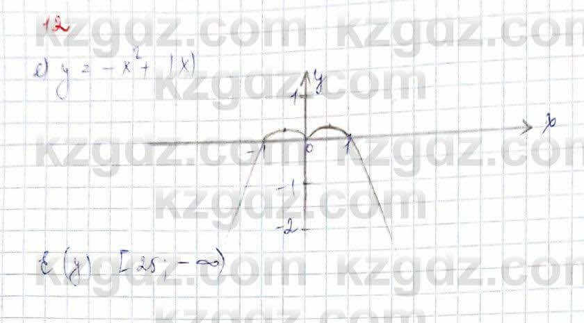 Алгебра Абылкасымова 10 класс 2019 Обще-гуманитарное направление Повторение 12