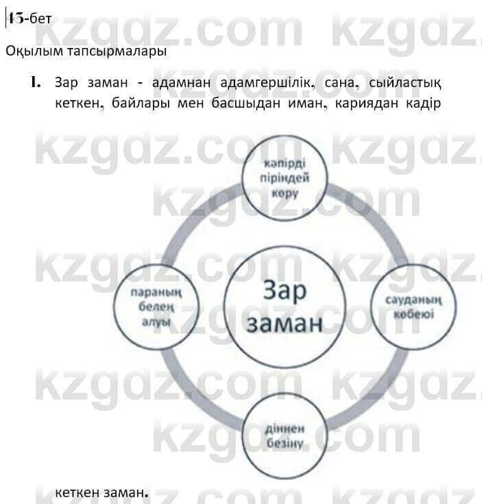 Казахская литература Керимбекова 7 класс 2017 Упражнение стр.43