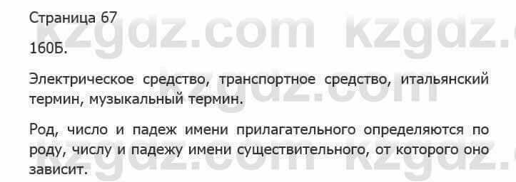 Русский язык Сабитова 5 класс 2017 Упражнение 160Б