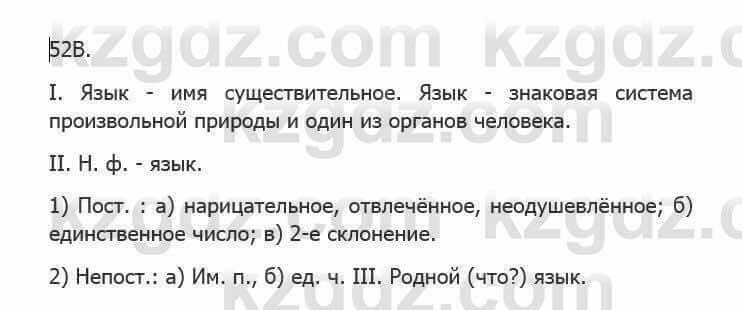 Русский язык Сабитова 5 класс 2017 Упражнение 52В