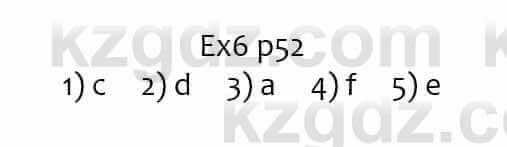 Английский язык Ben Wetz 5 класс 2019 Упражнение Ex6 p52