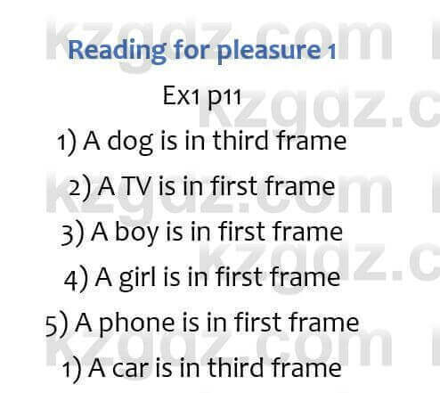 Английский язык (English Plus. Grade 5. Student books) Ben Wetz 5 класс 2019 Упражнение Ex1 p111