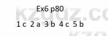 Английский язык Ben Wetz 5 класс 2019 Упражнение Ex6 p80