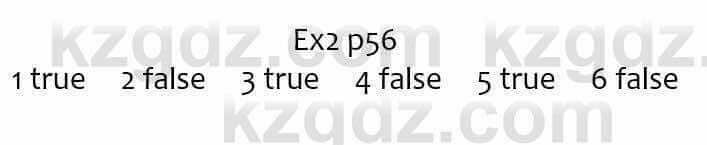 Английский язык Ben Wetz 5 класс 2019 Упражнение Ex2 p56