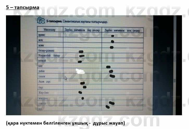 Казахский язык Қапалбек Б. 8 класс 2018 Упражнение 5