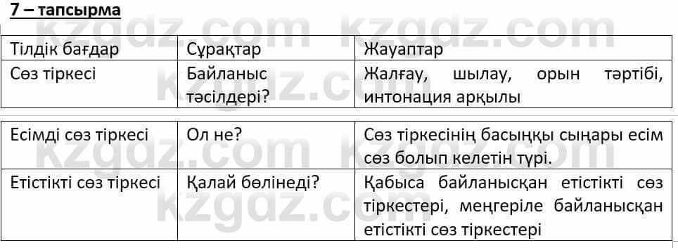 Казахский язык Әрінова Б. 8 класс 2018 Упражнение 71