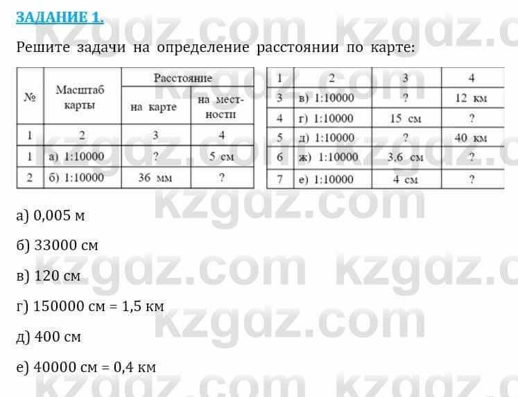 Естествознание Очкур Е. 6 класс 2018 Вопрос 1