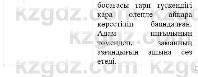 Казахская литература Актанова А.С. 8 класс 2018 Упражнение 9