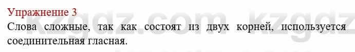 Русский язык и литература Жанпейс У. 8 класс 2018 Упражнение 3