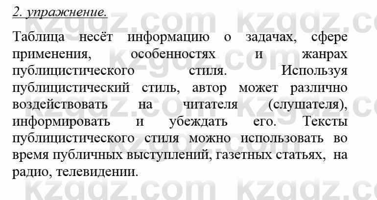 Русский язык и литература Жанпейс У. 8 класс 2018 Упражнение 2