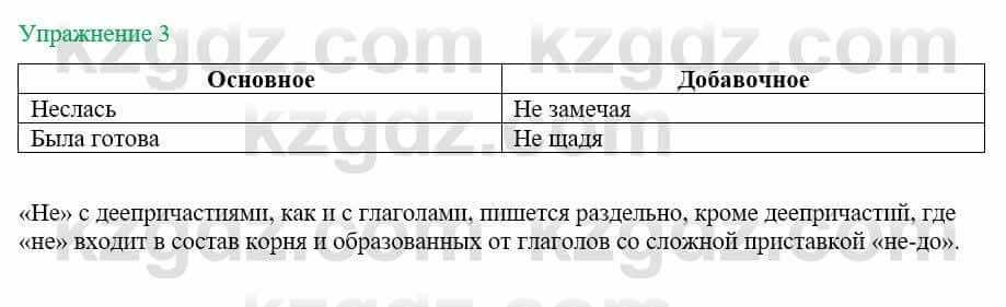 Русский язык и литература Жанпейс У. 8 класс 2018 Упражнение 3