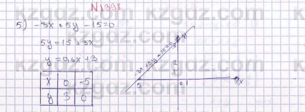 Математика Алдамуратова 6 класс 2018 Упражнение 1398