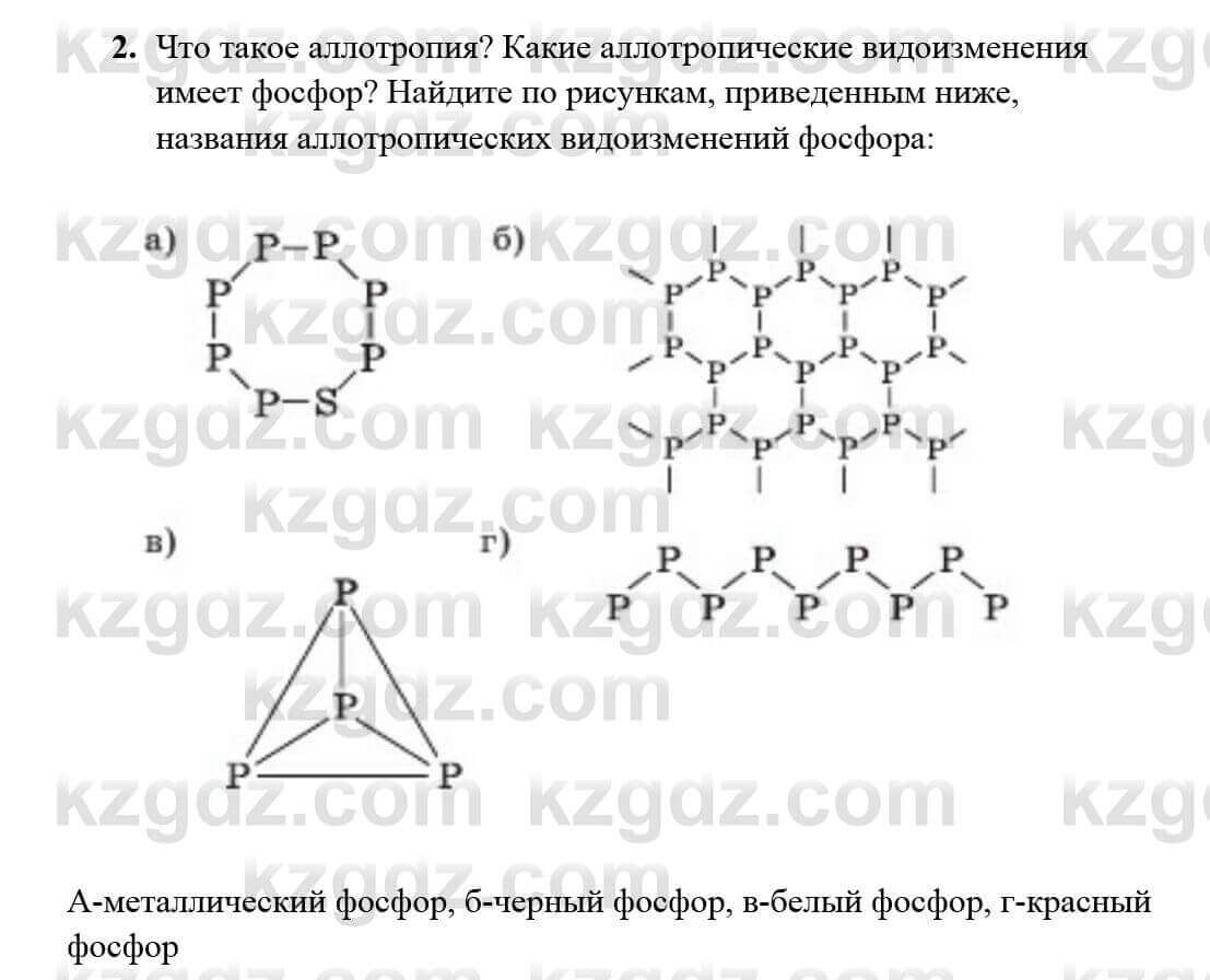 Химия Усманова М. 9 класс 2019 Упражнение 2