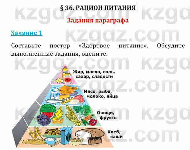 Естествознание Абдиманапов Б.Ш. 6 класс 2018 Задание Задание 1