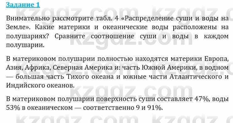 Естествознание Абдиманапов Б.Ш. 6 класс 2018 Задание Задание 1