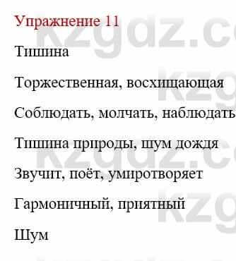 Русский язык и литература Жанпейс У. 9 класс 2019 Упражнение 11