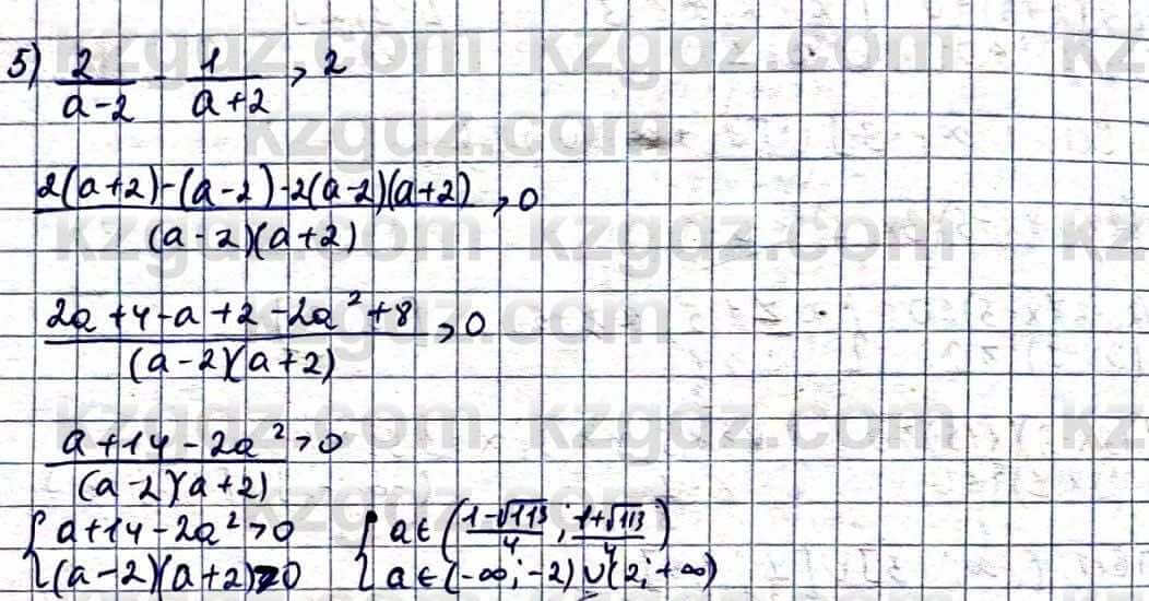 Алгебра Абылкасымова А. 10 класс 2019 Естественно-математическое направление Повторение 4