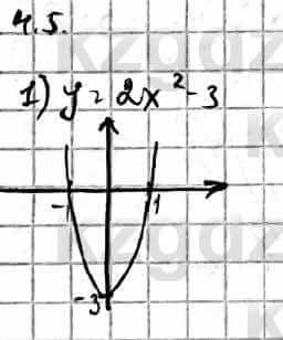 Алгебра Абылкасымова А. 10 класс 2019 Упражнение 4.5