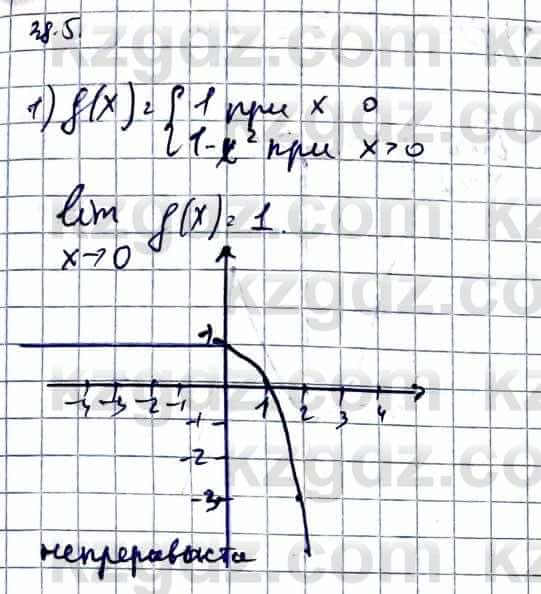 Алгебра Абылкасымова А. 10 класс 2019 Естественно-математическое направление Упражнение 38.5