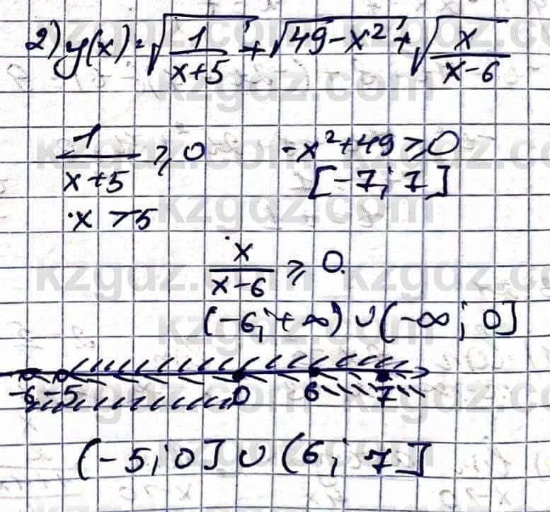 Алгебра Абылкасымова А. 10 класс 2019 Упражнение 43.27