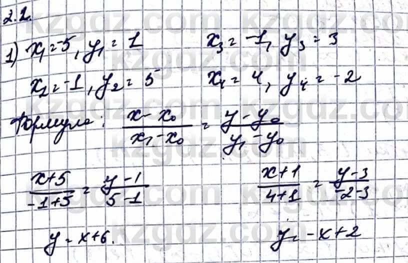 Алгебра Абылкасымова А. 10 класс 2019 Естественно-математическое направление Упражнение 2.2