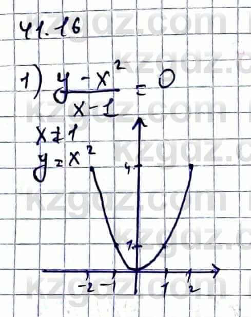 Алгебра Абылкасымова А. 10 класс 2019 Упражнение 41.16
