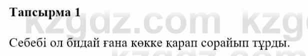 Казахская литература Турсынгалиева С. 5 класс 2017 Упражнение 1