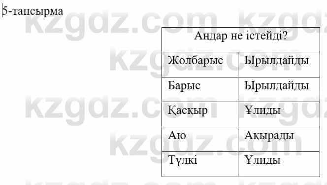 Казахский язык и литература Оразбаева Ф. 5 класс 2017 Упражнение 5