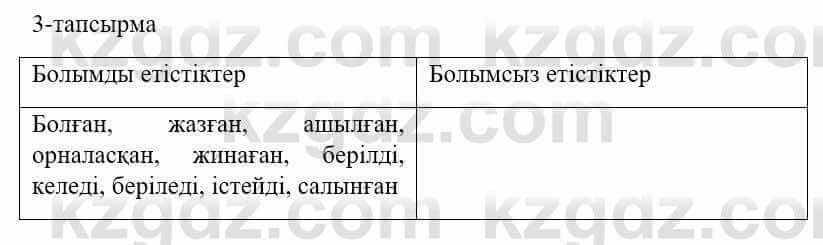 Казахский язык и литература Оразбаева Ф. 5 класс 2017 Упражнение 3