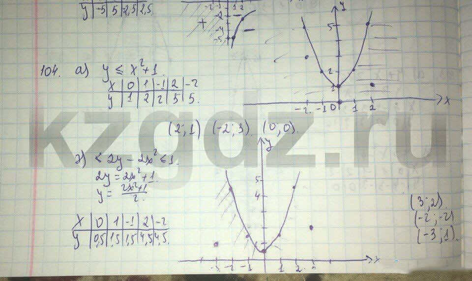 Алгебра Абылкасымова 9 класс Упражнение 104