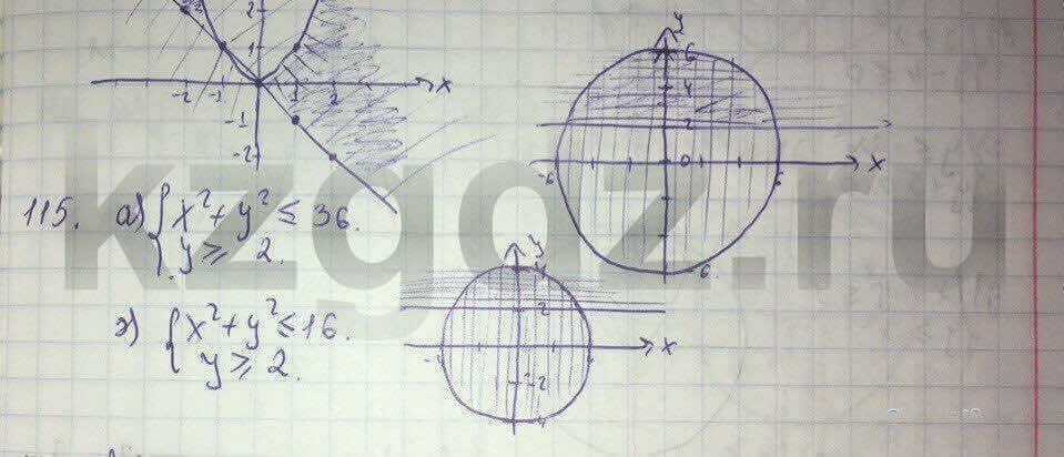Алгебра Абылкасымова 9 класс Упражнение 115