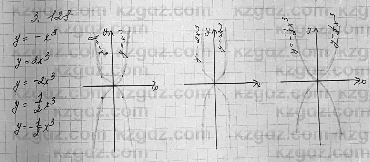 Алгебра Шыныбеков 7 класс 2017 Упражнение 3.128