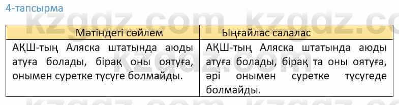 Казахский язык Ермекова 9 класс 2019 Упражнение 4