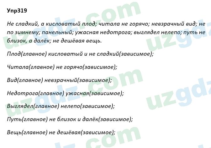 Русский язык Рожнова 7 класс 2017 Упражнение 3191