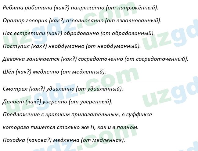 Русский язык Рожнова 7 класс 2017 Упражнение 1981