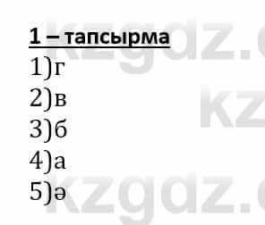 Самопознание Әкімбаева Ж. 7 класс 2018 Упражнение Тапсырма 1