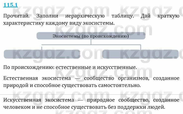 Естествознание Верховцева Л. 5 класс 2019 Вопрос стр.115.1