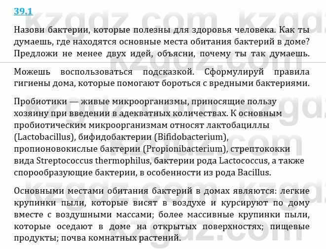 Естествознание Верховцева Л. 5 класс 2019 Вопрос стр.39.11