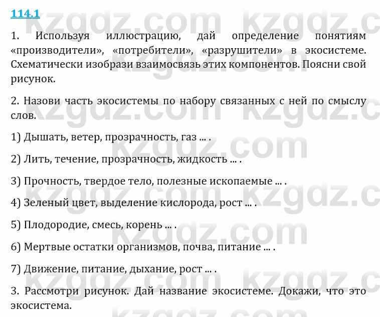 Естествознание Верховцева Л. 5 класс 2019 Вопрос стр.114.1