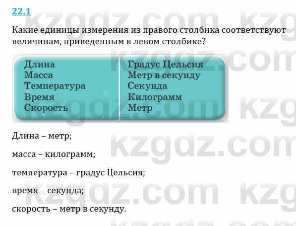 Естествознание Верховцева Л. 5 класс 2019 Вопрос стр.22.11