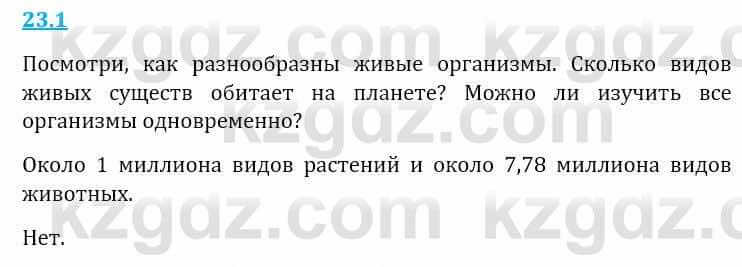 Естествознание Верховцева Л. 5 класс 2019 Вопрос стр.23.1