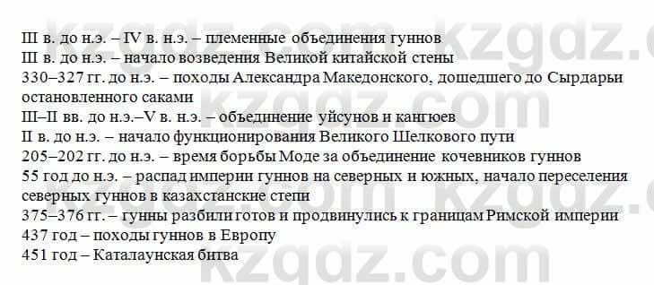 История Казахстана Кумеков Б. 5 класс 2017 Самостоятельная работа 1