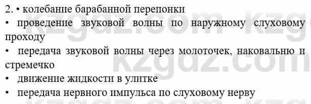 Биология Соловьева А. 8 класс 2018 Анализ 2