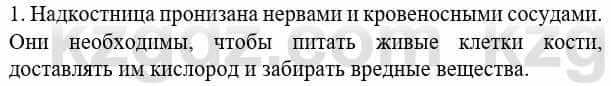 Биология Соловьева А. 8 класс 2018 Анализ 1