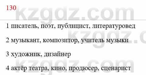 Русский язык Сабитова 8 класс 2018 Упражнение 130А